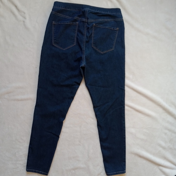 Garage Dark Stretch Denim Highrise Roller Jeggings size 13 - Picture 4 of 5